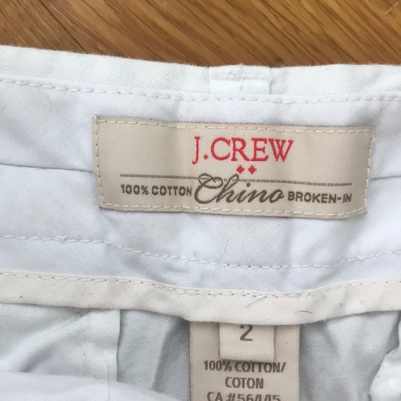 J Crew White Chinos - Picture 2 of 3